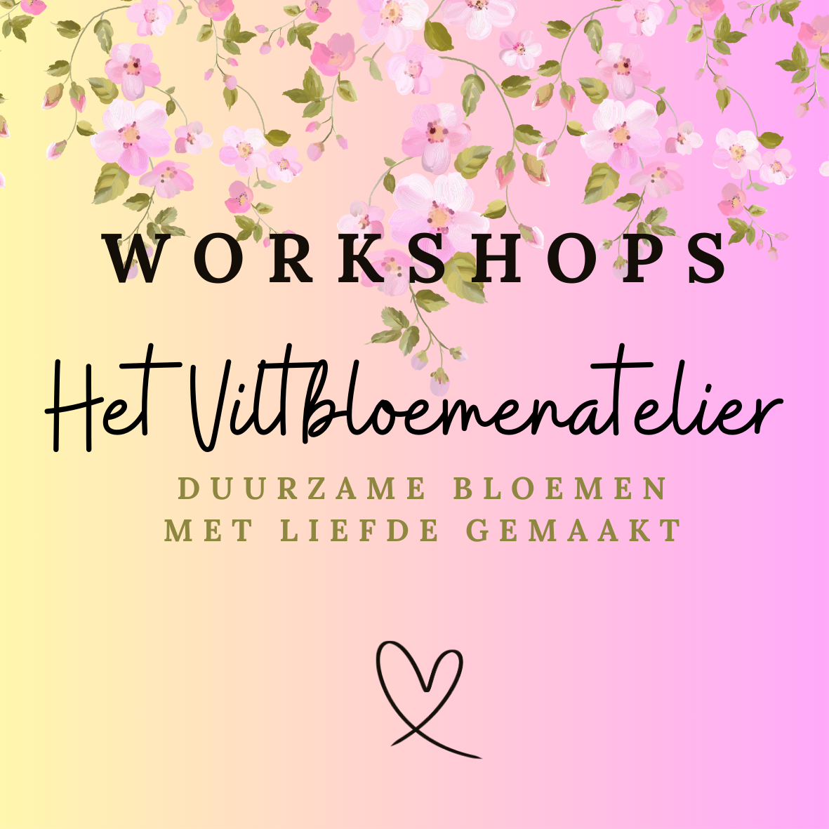 workshops viltbloemen maken