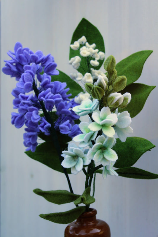 Boeket viltbloemen "Hortensia"