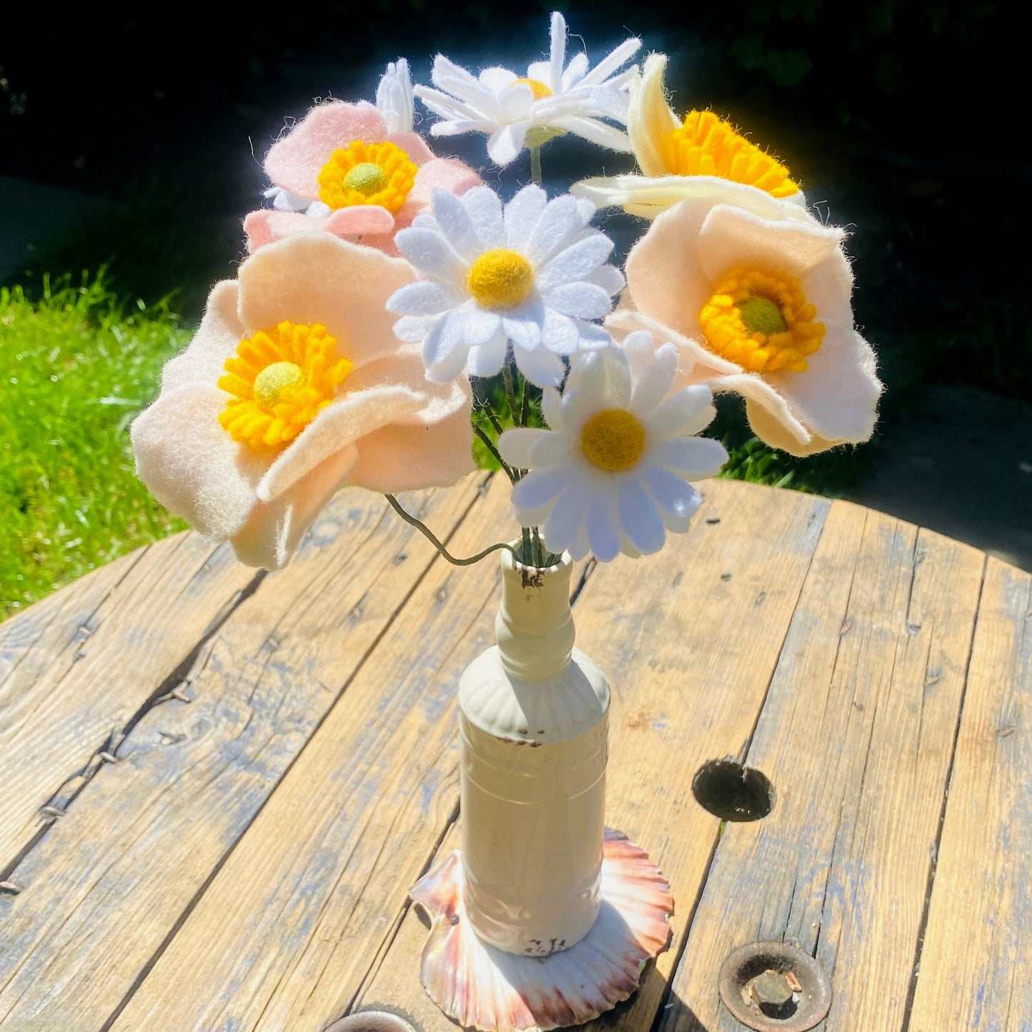 Boeket "Anemoon/margiet"