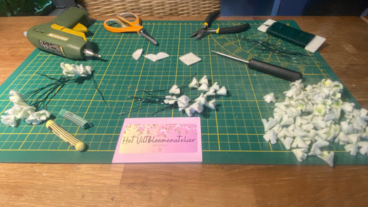 Zo worden mijn viltbloemen met liefde gemaakt