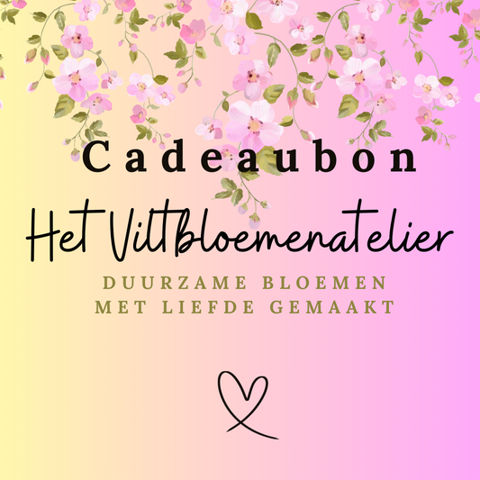 Het Viltbloemenatelier-Cadeaubon