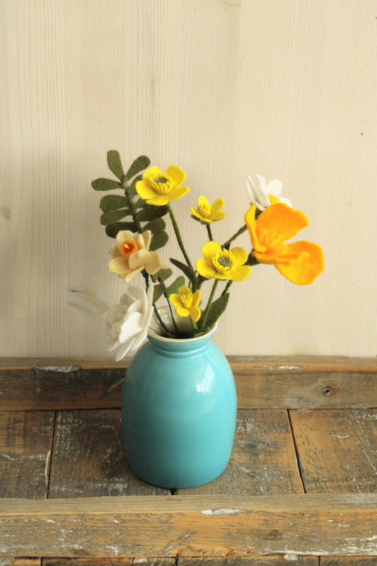 Turquoise vaasje