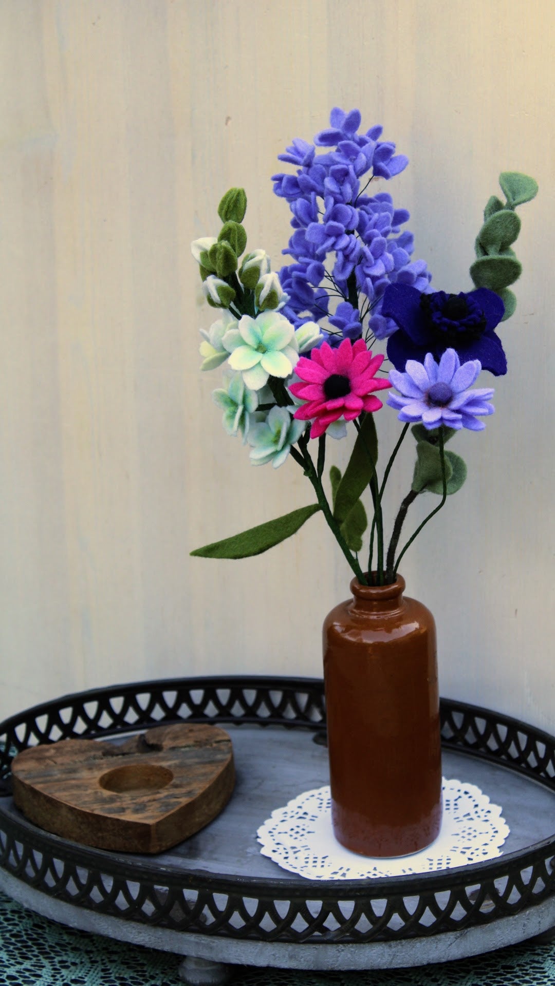 Boeket Viltbloemen "Hortensia/spaanse margriet"