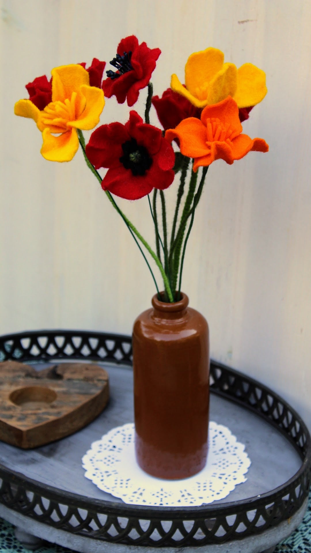 Boeket viltbloemen "Klaproos"