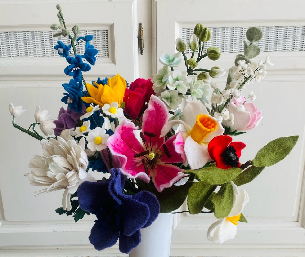 duurzaam circulair abonnement met viltbloemen abonnement deluxe