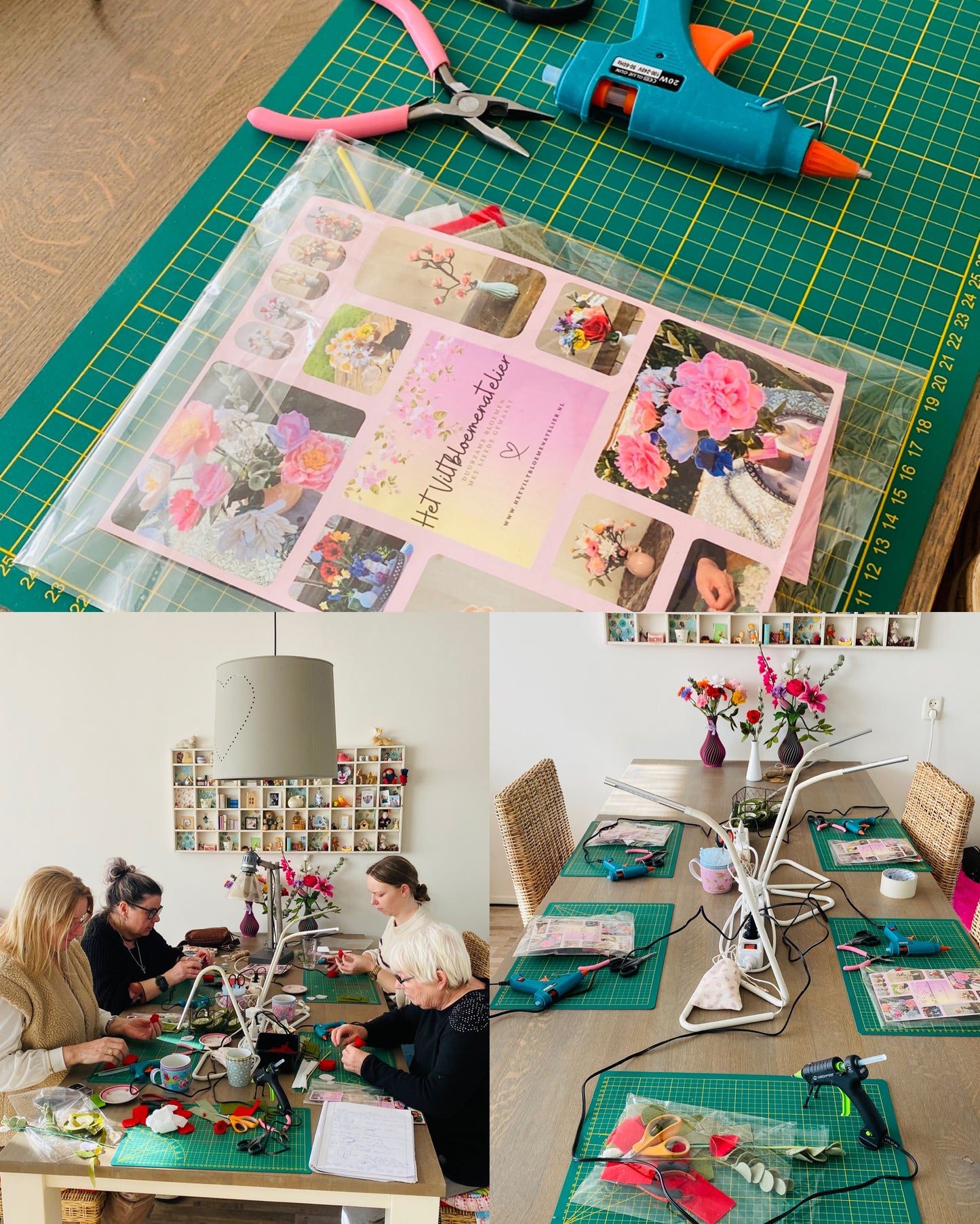 workshop viltbloemen maken uithoorn
