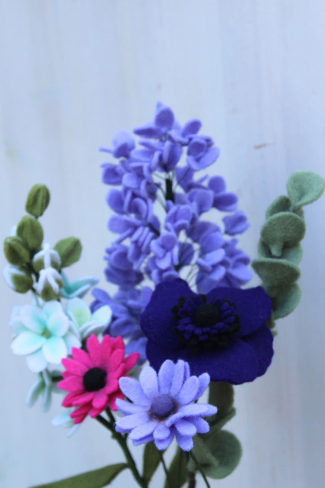 Boeket Viltbloemen "Hortensia/spaanse margriet"